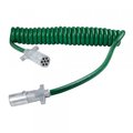 Grote Lighting COIL CORD- 20F- GRN- PLYURTHN- 1/8- 2/10 87105